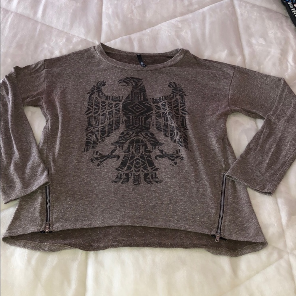 Taupe Tribal Long Sleeve
